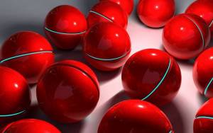 красные шары