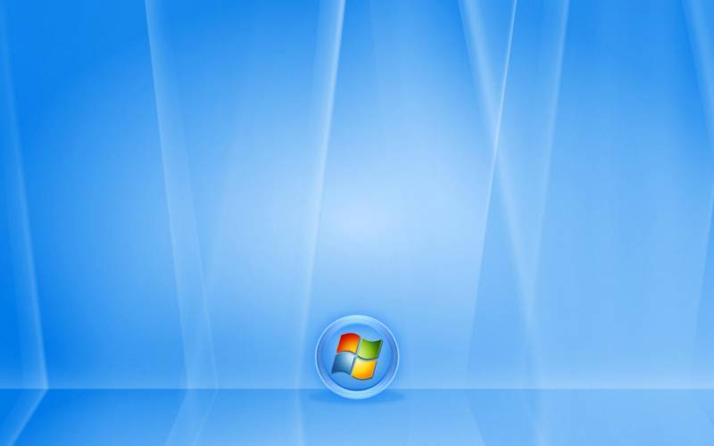 Обои Голубое сияние Windows Vista