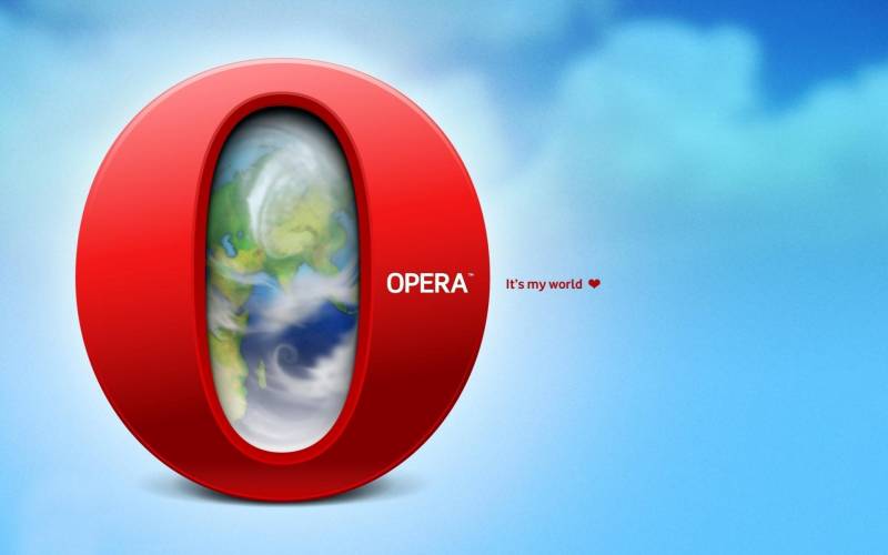 Обои браузер Опера, Opera