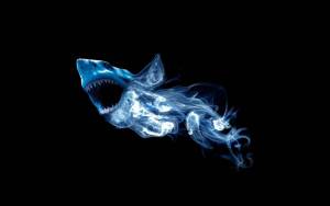 Акула из дыма
