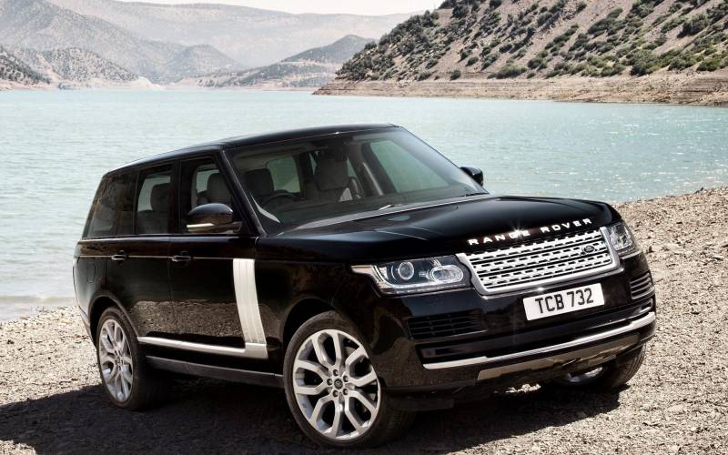 Обои Новий черный Range Rover