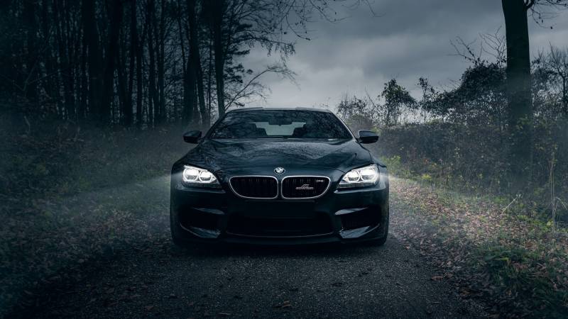 Обои Черный BMW M6 Dark Knight Edition