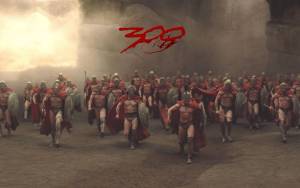 Спартанцы идут в бой