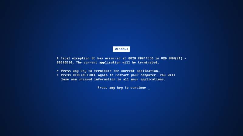 Обои BSOD