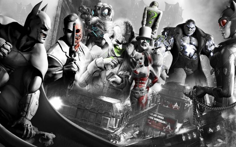 Обои arkham city