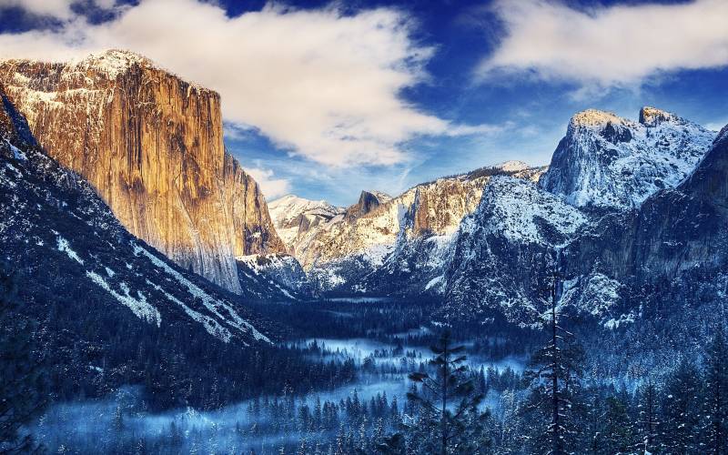 Обои yosemite valley