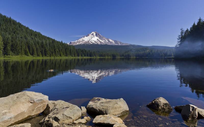 Обои trillium lake