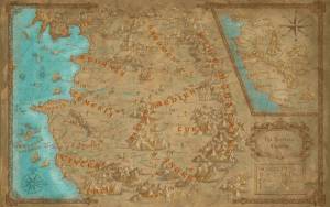 Карта Северных королевств