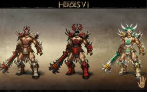 Stronghold Might Male Heroes(Neutral, Blood, Tear)