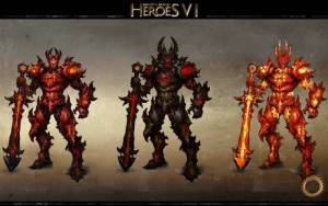 Inferno Might Male Heroes (Neutral, Blood, Tear)