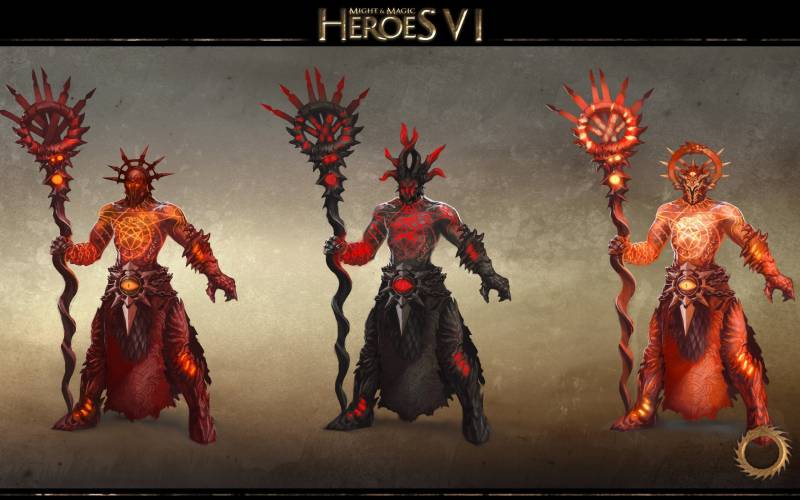 Обои Inferno Magic Male Heroes (Neutral, Blood, Tear)