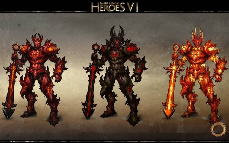 Обои Inferno Might Male Heroes (Neutral, Blood, Tear)