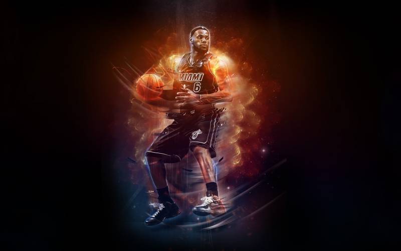 Обои lebron james