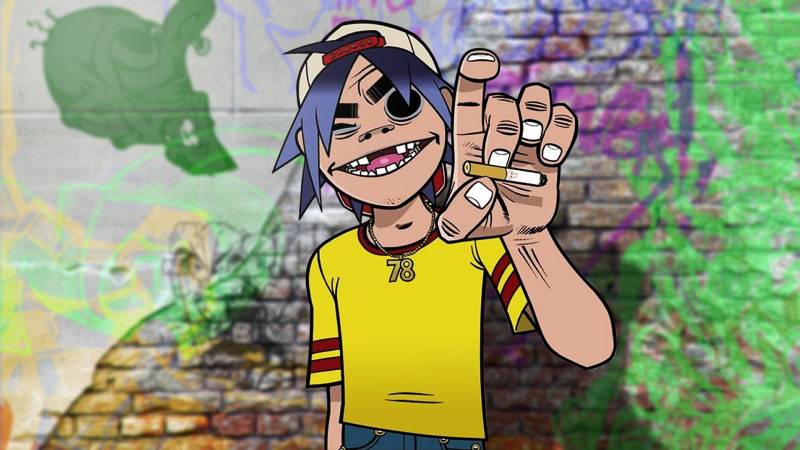 Обои 2D Gorillaz