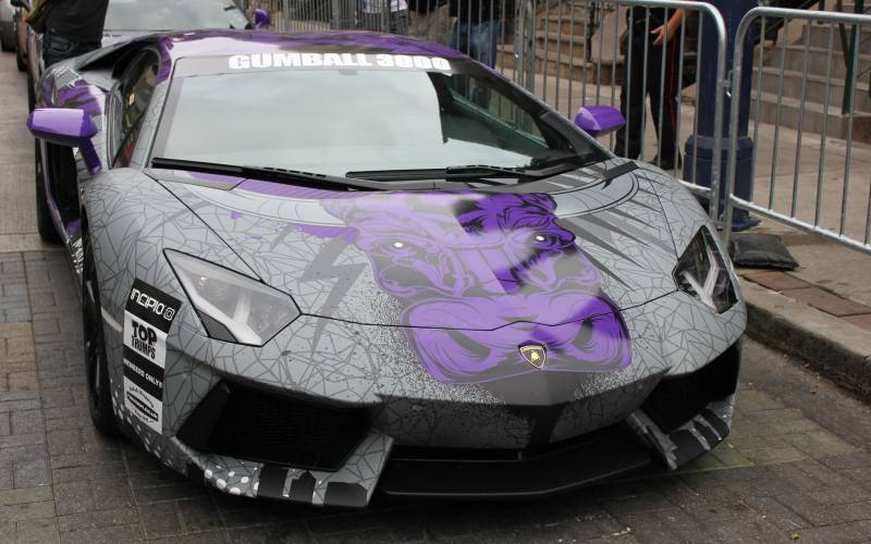 Обои lamborgini gumball 3000