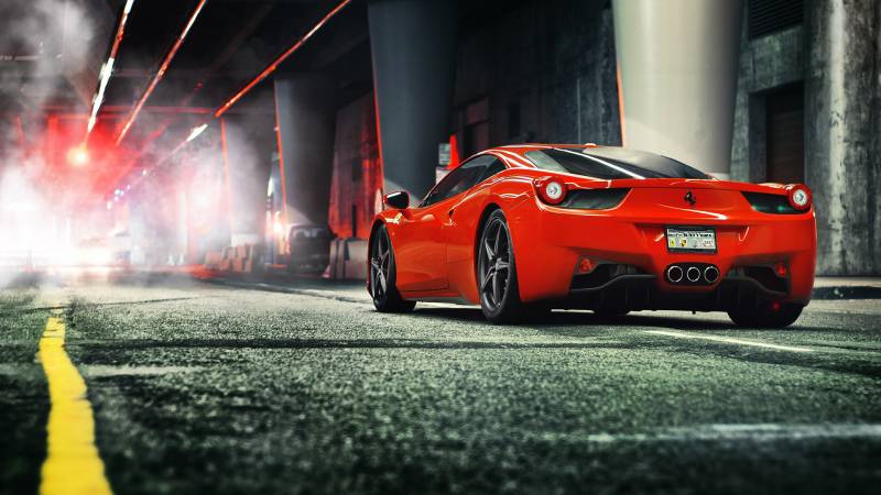 Обои ferrari 458