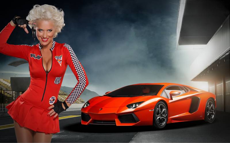 Обои Lamborghini и ирина ольховская