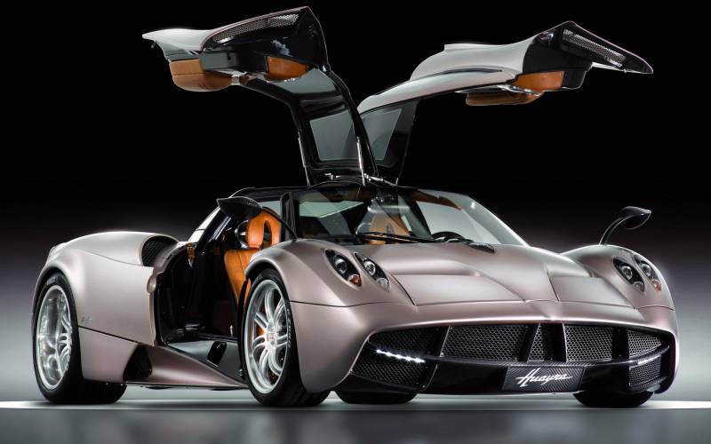 Обои Pagani, huayra, гиперкар, двери, крыло чайки