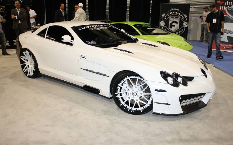 Обои mercedes benz slr forgiato