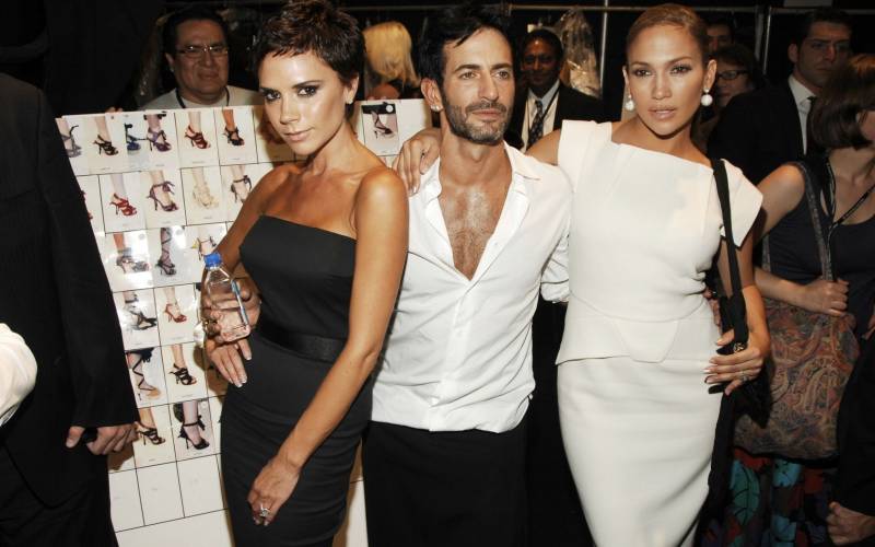 Обои jennifer lopez and Victoria Beckham